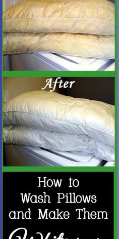 how to wash pillows and make them warm