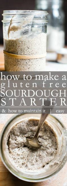 how to make a glucous sourdough starter and how to maintain it