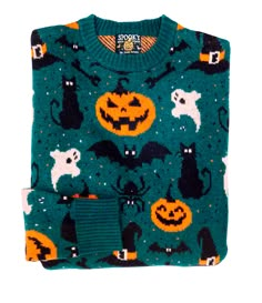 The Spooktacular Sweater Vintage Halloween Sweater, Casual Halloween Outfits, Halloween Sweaters, Halloween Tops, Y2k Halloween, Halloween Jumper, Witches Hats, Kiel James Patrick, Halloween Clothes