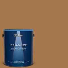 the behrow marquee paint is shown in an open, tan color