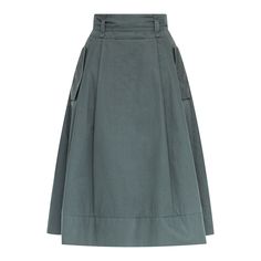 Twirl to your heart's desire in this pleated skirt. Perfect for strolling the city streets during the day, or dress it up for the date night.   Side seam pockets Wide waistband Belt Back zipper 100% Cotton Delicate wash. Do not tumble dry. Hang to dry. Iron Medium. Nordic Skirt, Styles P, 2023 Fashion, August Birth Stone, Wide Waistband, City Streets, Independent Designers Fashion, Jacket Sale, Gifts For New Moms