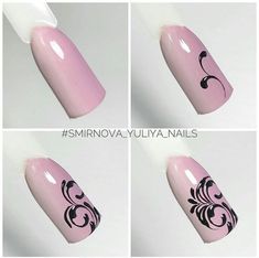 Swirl Nail, Swirl Nail Art, Nail Art Hacks, Flower Nails, Nail Art Diy, Nail Art Designs