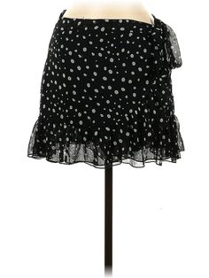 Urban Outfitters Casual Skirt Size: Medium Bottoms - used. 100% POLYESTER, Polka Dots | Urban Outfitters Casual Skirt: Black Polka Dots Bottoms - Size Medium Pokadot Skirt, Black Hearts, Casual Skirt, Black Heart, Black Polka Dot, Skirt Black, Black Casual, Womens Bottoms, Urban Outfitters