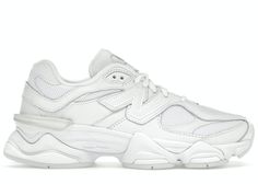 Check out the New Balance 9060 Triple White available on @StockX Early 2000s Aesthetic, White New Balance, New Balance 9060, New Balance White, White Balance, Balance Sneakers, How To Style Bangs, New Balance Sneakers, Hot Sneakers