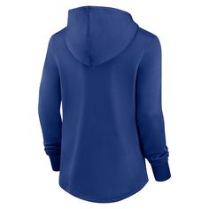 The Women's Nike Royal New York Mets Authentic Collection Pregame Performance Pullover Hoodie is the perfect way to show your support for the New York Mets. Made with Nike Therma fabric, this hoodie will keep you warm and comfortable even on the coldest game days. Screen print graphics and a drawstring hood add a touch of style, while the front pouch pocket is perfect for storing your essentials. Whether you're cheering on the Mets from the stands or relaxing at home, this hoodie is a must-have for any fan. Dodgers Sweatshirt, Chicago Cubs Fans, Dodgers Fan, Nike Fleece, Toronto Blue Jays, Kansas City Royals, Texas Rangers, New York Mets, Los Angeles Dodgers