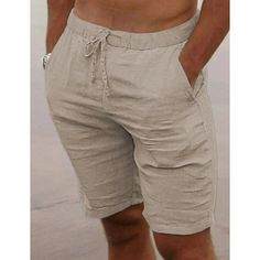 Fabric:Linen Cotton Blend; Gender:Men's; Style:Athleisure,Hawaiian,Casual; Occasion:Yoga,Beach; Fit Type:Loose Fit; Function:Breathable; Waistline:Mid Waist; Pattern:Plain; Design:Elastic Waist,Drawstring; Brand:OUKU; Pants Type:Summer Shorts,Linen Shorts,Beach Shorts,Shorts; Fly Type:Elasticity,Drawstring; Front page:FF; Listing Date:04/10/2024; Hips:null; Length:null; Waist:null; Fit US Size:null; Fit UK Size:null; Fit EU Size:null; Pants Length:Knee Length Style Athleisure, Yoga Beach, Beach Fit, Shorts Linen, Mens Shorts Summer, Beach Yoga, Shorts Summer, Plain Design, Type Of Pants