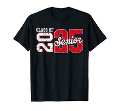 PRICES MAY VARY. Senior 2025 Class of 2025 Graduate Seniors Graduation 2025 Senior 25 Graduation for graduates from kindergarten, middle school, high school to college and University graduate school, for Class of 2025 End Of School. Class Of 2025 Senior My Last First Day Senior 2025 Back To School Great Present Idea for men and women, For All New Seniors for Their Last Year in School Lightweight, Classic fit, Double-needle sleeve and bottom hem 2025 Graduate, Senior 25, Sr 25, University Graduate, Senior Shirts, Class Of 2025, Distressed T Shirt, Senior Graduation, School Class