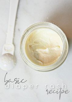 Learn how to make DIY Diaper Rash Cream with this basic recipe using healing coconut oil, shea butter, zinc & beeswax! Diy Diaper Rash Cream, Diaper Cream Recipe, Homesteading Knowledge, Diy Cornstarch, Homesteading Hacks, Children Health, Diaper Rash Cream, Rash Cream