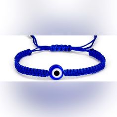 Brand New Fast Shipping Evil Eye Blue Bracelet Evil Eye Blue, Blue Evil Eye, Blue Bracelet, Adjustable Bracelet, Womens Jewelry Bracelets, Evil Eye, Color Blue, Women Jewelry, Bracelet