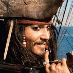 an image of captain jack sparrow with caption that reads, admit it pirates of the caribbean would be crap without this guy