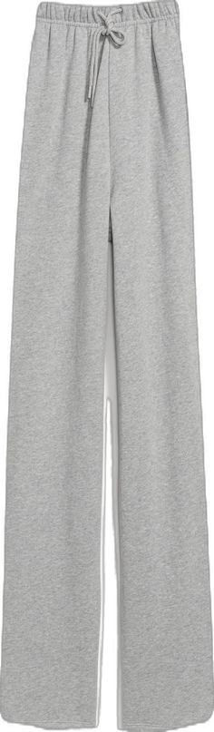 Full Length Sweatpants For Elevated Casual Look, Elevated Casual Full-length Sweatpants With Elastic Waistband, Casual Full Length Wide Leg Pants For Daywear, Casual Wide Leg Full Length Pants For Daywear, Elevated Casual Solid Pull-on Bottoms, Baggy Straight Leg Bottoms With Ribbed Waistband, Elevated Casual High-waisted Sweatpants With Elastic Waistband, Gray Wide Leg Bottoms With Ribbed Waistband, Gray Wide-leg Bottoms With Ribbed Waistband