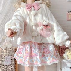 Soft Lolita Plush Coat PN5415 ●Size: Length 60 cm,bust 120 cm,sleeve 60 cm (Please allow 1-3cm differs due to manual measurement.As different computers display colors differently,the color of the actual may vary slightly from the above images.Thanks for your understanding.) ●Material: soft ●About Shipping: We attach great importance to the orders of each customer and parcel delivery. 1.Processing time: 2-3 business days. 2.Shipping time: 10-15 business days to US, please allow 3-4 weeks shipping to other country.(Shipping times can be affected by variable customs clearance times or public holidays.) White Kawaii Outerwear For Winter, Cute Cream Outerwear, Cute Cream Long Sleeve Outerwear, Cute Beige Long Sleeve Outerwear, Cute Long Sleeve Beige Outerwear, Kawaii Long Sleeve Outerwear With Pockets, Kawaii Outerwear With Long Sleeves And Pockets, Harajuku Style Long Sleeve Spring Outerwear, Kawaii Long Sleeve Cotton Outerwear