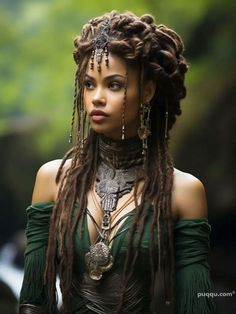 Short Bleached Hair, Dread Locks, Goddess Dress, Dreadlock Hairstyles, Crazy Hair Days