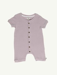 -hover- Cotton Ribbed Onesie In Solid Color, Solid Color Cotton Ribbed Onesie, Ribbed Cotton Onesie, Organic Cotton Short Sleeve Onesie For Playwear, Organic Cotton Playwear Onesie, Ribbed Cotton Onesie For Loungewear, Casual Ribbed Onesie For Loungewear, Casual Cotton Ribbed Onesie, Casual Ribbed Onesie