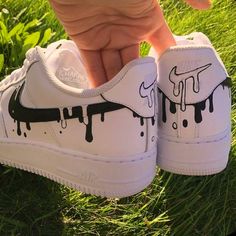 Never Worn Af1 Custom Air Jordan 1, Nike Shoes Women Fashion, Custom Sneakers Diy, Painted Nikes, Custom Shoes Diy, Nike Shoes Air Force, Nike Fashion Shoes, Preppy Shoes, Custom Nike Shoes