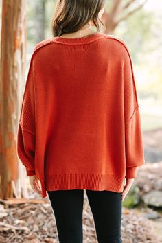 This oversized sweater is giving us all of the fall vibes! It's just so cozy and comfy! We think this is the perfect sweater for running errands, lounging around, or just any day of the week you want to be ultra comfy while still looking cute!
Round neckline
Long dolman sleeves
Split hem on sides
Cozy knit fabric
Oversized fit
Generous stretch
Sydney is wearing the small. Clay Orange, Dolman Sweater, Clay Color, Mint Julep Boutique, Pink Clay, Favorite Sweater, Cozy Knit, Classic Chic, Model Fits