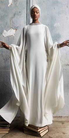 Krikor Jabotian - Chapter X Eid Outfit Ideas, Kaftan Designs, White Mini Dress Outfit, Muslim Women Fashion, Modesty Fashion, Abaya Designs, Arab Fashion, Hijab Fashion Inspiration