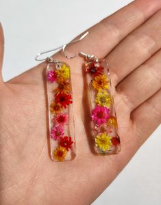 resin earrings on sterling silver earrings hooks Christmas Deals, Resin Earrings, Philadelphia Pa, Flower Earrings, Sterling Silver Earrings, Jewelry Earrings Dangle, Philadelphia, Silver Earrings, Etsy Earrings