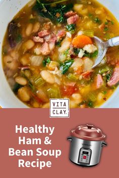 healthy ham and bean soup recipe in the instant pot