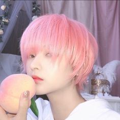 Boys Colored Hair, Androgynous Hair, Cosplay Boy, Cosplay Cute, Pretty Hair Color, Fluffy Hair, Fancy Hairstyles, Actor Model