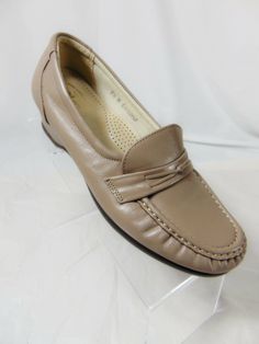 SAS Women's Shoes * Low Wedge Heel approximately 1.25" Tall * Removable Insole * Shock Absorbing Soft Step Heel Color- Mocha Material- Leather Upper Size: Women's 7.5 M  Light wear, Scuffs, please see photos. We Sanitize, Hand Clean and Polish/Detail all of our Pre-Owned shoes. Low Heel Wedges, Shoes Low, Low Wedges, Loafers Shoes, Clean Hands, Wedge Heels, Loafer Shoes, Moccasins, Mocha