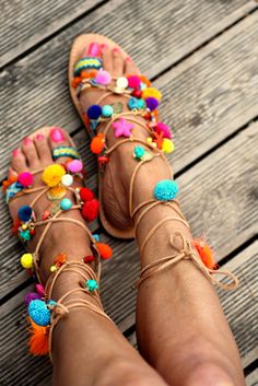 Handmade Sandals, Embellished Sandals, Penny Lane, Styl Boho