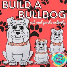 Whether you're full of SCHOOL SPIRIT or simply learning about bulldogs, this cut and paste bulldog is perfect for bulletin boards. They can be colored like a typical bulldog or in your school colors!  The bow included can be used as a bow tie or hair bow for some cute mascot  flair.A few ideas for bulletin board sayings that go with this product:"Paws" and Appreciate Our Work!No Bones About It - We Love Reading!We Love Our (school or city name) Bulldogs! Dog Bulletin Board, Bulletin Board Sayings, Cute Mascot, Board Sayings, Bulldog Decor, Bulldog Mascot, Kindergarten Fun, School Bulletin Boards, Class Decoration