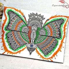 illustration hidden in mandala drawing Art Competition Ideas, Mandala Drawings, Abstract Painting Diy, Mural Art Design, Mandela Art, Easy Love Drawings