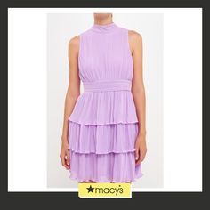 in stock Pleated Mini Dress, Lilac Dress, Hot Summer, Lilac, Pick Up, In Store, Buy Online, Chiffon, Mini Dress