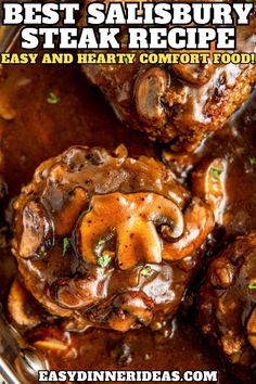 the best salisbury steak recipe is easy and hearty comfort food