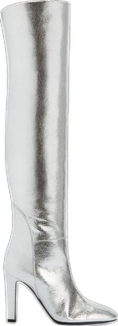 Giuseppe Zanotti, High Boots, Knee High Boots, Knee High, Boots, Silver