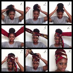 Hairstyle For Sleeping, Protective Braids, Cabello Afro Natural, Head Scarfs, Tie A Scarf, Natural Inspiration, How To Sleep