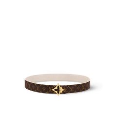 LOUIS VUITTON® - Lv Flowergram 30mm Reversible Belt - Cream Louis Vuitton Gifts, Mm Monogram, Flower Belt, Delicate Feminine, Trunk Bag, Louis Vuitton Belt, Reversible Belt, Buckle Shoes, Silver Jewelry Fashion