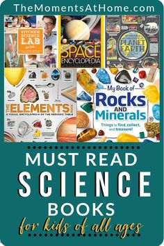 Does your child love science? This science book list is full of must read books for kids! These make great gift ideas for children, are homeschooling resources, or perfect to round out a summer reading list. | #books #learning #science #homeschooling Gift Ideas For Children, Fiction Books For Kids, Must Read Books, Non Fiction Books, Homeschooling Resources, Homeschooling Ideas