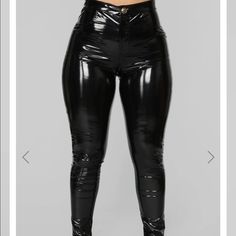 Sexy Vinyl Pants That Can Be Dressed Up Or Down. Form Fitting And Very Stretchy! I’d Love To Keep Them But I Need A L. Make An Offer! Late Night Texts, Vinyl Pants, Celana Fashion, Stephanie Rao, Vinyl Leggings, Nice Outfits, Birthday Outfits, Fashion Nova Models, Wave Hair