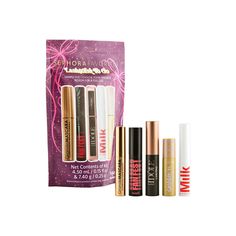 Final Sale Example .final-sale { color: red; font-weight: bold; } Final Sale: No returns or exchanges.* Sample fill may vary.What is it:This set includes five best-selling mini mascaras specially curated to help create your perfect lash look. Featuring formulas that lengthen, volumize, enhance, curl, and define. Benefit Cosmetics Fan Fest Fanning & Volumizing Mascara: A fanning and volumizing mascara that fans out lashes side to side, amplifies volume, and multiplies the look of lashes.Grande Co Mascara Sephora, Sephora Holiday, Mini Mascara, Mascara Set, Sephora Favorites, Tubing Mascara, Makeup News, Faux Lashes, Sephora Beauty