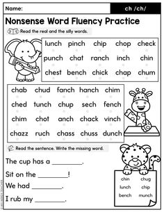 worksheet for reading the word fluncy practice with pictures and words on it