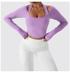 78% Nylon . 22% Spandex Soft. comfortable. skin friendly 4-way stretch. breathable and sweat-wicking Perfect for both sports activities and daily life Functional Elastane Workout Top, Functional Elastane Top For Workout, Functional Elastane Gym Tops, Breathable Elastane Workout Tops, Breathable Elastane Tops For Workout, Functional Purple Sports Top, Purple Moisture-wicking Training Tops, Elastane Sportswear Tops For Gym, Purple Sportswear Training Top