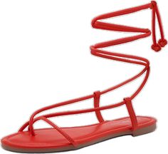 Adjustable Strap Lace-up Sandals, Adjustable Lace-up Sandals With Strap For Summer, Red Strappy Beach Sandals, Adjustable Cross-tied Lace-up Sandals, Trendy Adjustable Ankle Strap Lace-up Sandals, Trendy Lace-up Ankle Tie Sandals, Trendy Adjustable Lace-up Ankle Tie Sandals, Red Lace-up Sandals For Spring, Adjustable Lace-up Cross-tied Sandals