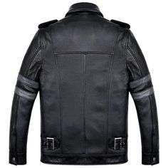 If you love to infuse a motorcycle-style twist into your look, consider this men's street jacket. Crafted from cow leather, it exudes charm. Adorned with pockets and zippers, this Korean-style jacket complements any outfit. Ideal for casual occasions, grab yours now while it's in stock to effortlessly upgrade your look. Specifications Brand Name: GeraldBlackOrigin: Mainland ChinaCN: ZhejiangApplicable Season: Autumn And WinterMaterial: Cow LeatherThickness: STANDARDLining Material: COTTONApplicable Scene: CasualStyle: KoreanOuterwear Type: Leather & SuedeDecoration: PocketsDecoration: ZippersClothing Length: RegularGender: MENPlace Of Origin: China (Mainland)Detachable Part: NONEType: SlimCollar: Turn-down CollarClosure Type: zipperHooded: NoPattern Type: SolidSleeve Length(cm): Fullsize: Leather Jacket For Urban Adventures, Leather Long Sleeve Jacket For Urban Adventures, Long Sleeve Leather Jacket For Urban Adventures, Urban Leather Jacket For Urban Adventures, Leather Urban Outerwear For Urban Adventures, Outdoor Biker Leather Jacket For Fall, Black Leather Outerwear, Urban Outerwear For Biker Events In Winter, Leather Biker Jacket For Winter Urban Adventures