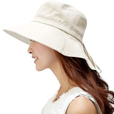 PRICES MAY VARY. 👒Adjustable SIZE - X-Large fits for 60-62CM,7 1/2-7 3/4,23.6"-24.4";With an adjustable string at back for better fit. 🌞SPF 50+: this sun hat has passed UPF 50+ test, it could block 97.5% or more of sun UV rays. 🌴4.7" BRIM: wide and long enough to shade forehead, eyes and cheeks from sun uv ray. 🍀LIGHT & VENTILATED: cool and comfortable for summer. The chin cord will keep it stay safe on head in wind. 🧳Crushable & Packable - you can easily fold it and tuck in away in suitcas Packable Sun Hat, Women Sewing, Summer Hats For Women, Trendy Hat, Wide Brim Sun Hat, Sun Protection Hat, Outdoor Hats, Sun Hats For Women, Dress Gloves