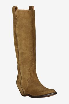 Soft suede knee-high cowboy boots. Hidden heel (5-7 cm)Gender: WomenMaterial: 100% SUEDEColor: BROWNMade in: ITProduct ID: S58WW0143P3703T7425*Import tax/duty will be calculated at checkout (If applicable) Western Knee-high Boots With Suede Lining For Fall, Western Style Suede Wide Calf Knee-high Boots, Western Mid-calf Suede Boots With Suede Lining, Western Wide Calf Suede Knee-high Boots, Western Mid-calf Suede Boots, Western Suede Wide-calf Knee-high Boots, Fitted Western Suede Knee-high Boots, Western Knee-high Boots With Suede Lining, Brown Knee-high Heeled Boots For Rodeo