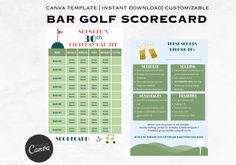 an image of a bar golf score card