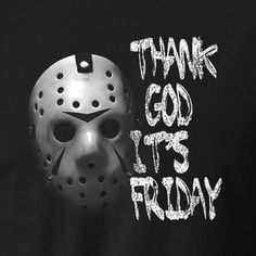 a t - shirt with the words thank god it's friday written on it