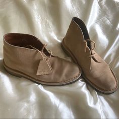 Clark’s Suede Desert Boot Sand * Great Condition. Amazing Quality. Lightly Worn. Light Tan Color. Gym Bottom. Originals. Chukka Boot. Genuine Leather. Stamped Charles F. Stead Leeds, England. * Size 8 (Women’s) * Flaws: Some Light Scuffs Mainly On Toe Clarks Originals Desert Boot, Leeds England, Desert Boot, Chukka Boot, Clarks Women's, Size 8 Women, Womens Clarks, Clarks Originals, Desert Boots