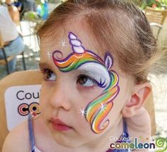 Barbie Face Painting, Barbie Facepainting, Kids Halloween Face Paint, Facepainting Ideas Easy, Face Painting Rainbow