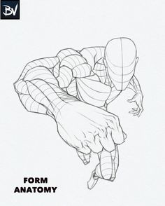 an image of a drawing of a spider man