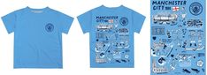 Let your kiddo look cool in his new team spirit boys tee shirt. Let him play, go to, or watch the game, and cheer loudly and proudly with his Manchester City gear by Vive La Fete.Celebrate and cheer on game day with our classic design Manchester City Short Sleeve Overstitched Crew Neck Sleeve Top. Officially Licensed product sold by Vive La Fete.This awesome graphics, fun and game day crew neck t-shirt features officially licensed Team Name colors and graphics; perfect to cheer for your favorite City Boy, City Shorts, Boy Tees, Soccer Team, Team Names, Manchester City, Tee Design, Soft Knits, Look Cool