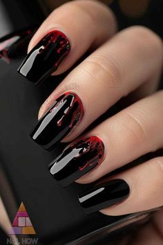 Red Summer Nails, Halloween Nail Ideas, Silk Wrap Nails, Bright Red Nails, Chic Nail Art, Halloween Press On Nails, Nail Prices, Moon Nails, October Nails