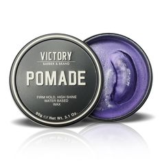 PRICES MAY VARY. ✨ PERFECTLY POLISHED – Victory Brand Pomade gives a firm hold and smooth shine that polishes up classic, combed hairstyles better than the rest. Use Victory Pomade to transform even the most ungroomed brute of a man into an absolute gentleman, with a look that would make his grandpa proud. 👊WITHSTANDS A BOUT OF FISTICUFFS – Unlike other hair gels and pomades, Victory's Pomade keeps its grip with a high hold and smooth shine, even after you've been knocked down. Go ahead, take t Pomade Hairstyle Men, Mens Pomade, Shine Hair, Hair Pomade, Blonde Hair Looks, Straight Razor, Hair Shine, Hair Wax, Beauty Saloon